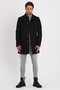 Men's Collar Collar Polka Dot Wool Blend Stamp Coat - 6