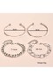 Edge Set of 4 Steel Bracelets - 4