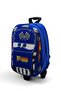 Kindergarten Wheeled Backpack 3D Embossed Nursery Boy's Bag F99 Car Cars - 3