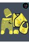 Newborn Baby Fan Bodysuit Set 5 Pieces 100% Cotton - 3