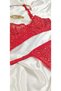 Women's Red Silver Dot Bra Panty Suit - 2