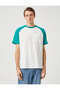 Pocket Detailed T-Shirt Raglan Sleeve Crew Neck Short Sleeve - 3