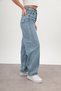 Off the Cuff Brand Baggy Adjustable Waist Buckle Women's Wide Leg 2024 New Model Jeans - 6