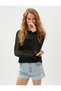Crop Mesh Sweater Boat Neck
