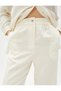 Linen Blended Pocket Straight Leg Trousers - 5