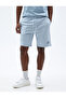 Bermuda Shorts Shark Printed Pocket Detailed Lace Waist - 3