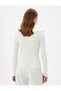Knitwear Sweater Wide Collar Snap Button Ribbed - 4