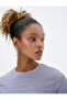 Crop T-Shirt Basic Textured Crew Neck Cotton