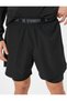 Leggings Sports Shorts with Elastic Waist Slogan Detail - 5