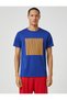 Sports T-Shirt Stripe Printed Crew Neck Breathable Fabric - 3