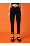 Mom Jean - Normal Waist Slim Cut Skinny Leg Trousers - 3