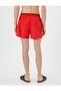 Swim Shorts Short Waist Lace Up Pocketed - 4
