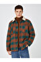 Men's Green Plaid Jacket 3WAM20170HW - 3