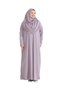 Pursed Prayer Dress Scarf Ready Hijab Clothing Turban Muslim Clothes Suit - Lilac - 4