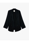 Blazer Jacket Double Breasted Buttoned Foldable Sleeves Relaxed Fit