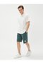 Shorts with Lace Waist, Pocket Detail, Ribbed Label - 2