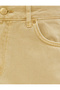 Mini Shorts Normal Waist Pocket Detailed Ripped Leg Cotton - 6