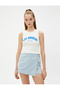 Crop Athlete College Printed Ribbed - 3