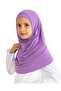 Children's Ready-To-Wear Headscarf Shawl Turban Viscose - Lilac - 5