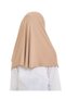 Children's Ready-To-Wear Headscarf Shawl Turban Viscose - Dark Mink - 6