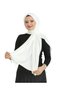 Shawl Hijab Premium Fabric Scarf Long Muslim Clothing Viscose - Cream - 6