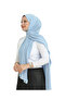 Shawl Hijab Premium Fabric Scarf Long Islamic Clothing Viscose - Baby Blue - 5