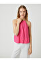 Halter Neck Undershirt with Tie Detail - 2