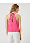 Halter Neck Undershirt with Tie Detail - 4