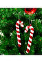 Christmas Tree Ornament Set of 6 Candy Cane Christmas Ornament 7 cm - 4