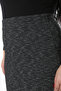 Women's Plus Size Anthracite Lycra Skinny Skirt 65N38677 - 3