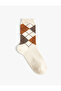 Socket Socks Geometric Patterned - 2