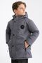 Boys' Furry Detachable Hooded Windproof Stone Winter Coat & Parka - 2