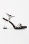 Moli Series Stylish Transparent Heeled Black Evening Women's Evening Dress Shoes - 4