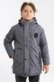 Boys' Furry Detachable Hooded Windproof Stone Winter Coat & Parka - 3
