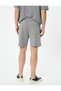 Basic Woven Shorts with Lace-up Waist and Pocket Detail - 4