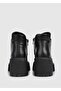 Black Leather Women's Boots - 4