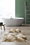 Printed Non-Slip Washable Flower Pattern Bath Mat 2-Piece Toilet Set Carpet - 4