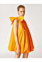 Mini Balloon Dress Halter Neck Bow Detail - 6