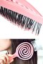 Pink Pro Three Dimensional Oval Hair Brush - 7