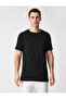Crew Neck T-Shirt Textured Short Sleeve Slim Fit - 3