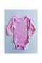Baby Girl 4 Pieces 100% Cotton Long Sleeve Snap Fastener Bodysuit - 5