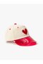 Heart Embroidered Cap Hat