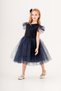 Tulle Girls Kpl Dress Mnk0526 Dark Navy Blue - 7