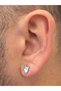 Men's Steel Special Design Earrings No Darkening Fading - 8