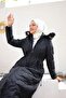 WOMEN'S FULL FUR HOODED QUILTED JACKET - 7