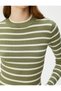 Basic Sweater Crew Neck Ribbed Regular Fit - 5