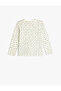 T-Shirt Long Sleeve Crew Neck Printed Pocket Detail Cotton - 2