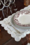 7-Piece Butterfly Model Presentation Set (6 American Servings + 1 Runner 36 X 116 cm) for 6 People - 6