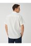 Summer Shirt Short Sleeve Pocket Detailed Classic Collar - 4