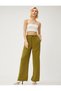 Modal Comfortable Trousers with Tie Waist and Pockets - 2